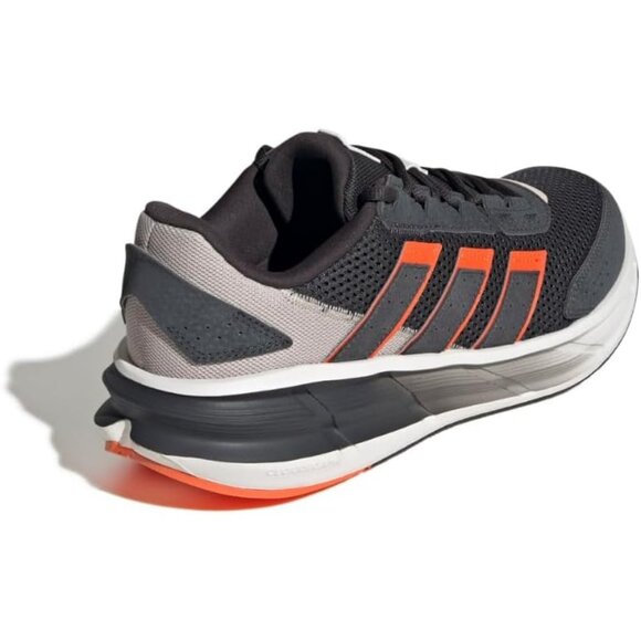 ⚡Adidas Men's Carbon/Carbon/Impact Orange Rubber Lace Closure Fashion Sneaker - Picture 7 of 9